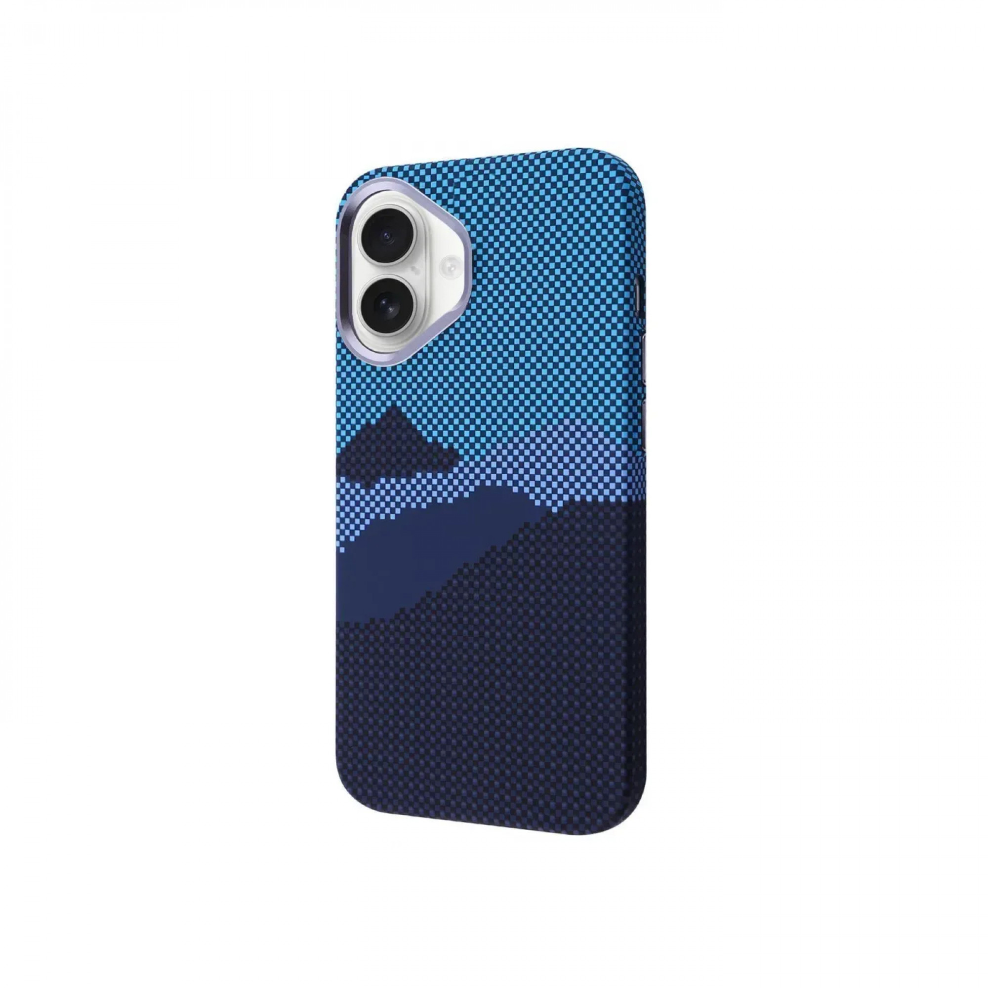 Чехол WAVE Gleam Case with Magnetic Ring iPhone 16 (blue mountain)